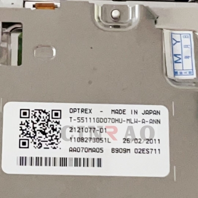 Οθόνη LCD Optrex 7 ιντσών T-55111GD070HU-MLW-A-AHN Πίνακας αυτοκινήτου για GPS Navigation
