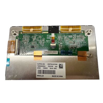 Ινολούξ 7 ιντσών 1280*768 LCD οθόνη DJ070IA-20A Πίνακα οθόνης αυτοκινήτου WLED LVDS