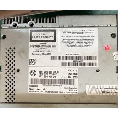Σύστημα πλοήγησης αυτοκινήτου για Volkswagen Phaeton RNS810 Στερεοφωνικό Player VW RNS 810 GPS Audio